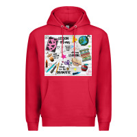 Cardinal teacher always learning Premium Hoodie - NancyCooperArtShop
