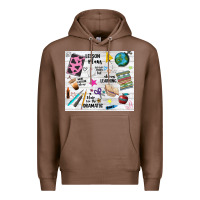 Chestnut teacher always learning Premium Hoodie - NancyCooperArtShop
