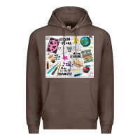 Coffee teacher always learning Premium Hoodie - NancyCooperArtShop