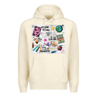 Sandshell teacher always learning Premium Hoodie - NancyCooperArtShop
