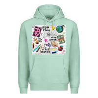 Seafoam teacher always learning Premium Hoodie - NancyCooperArtShop