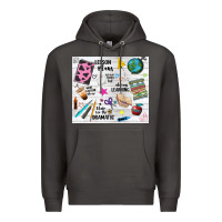 Smoke teacher always learning Premium Hoodie - NancyCooperArtShop
