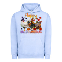 Pigment Grape Ice Happy Hallothanksmas Chick Urban Hoodie - BundleAndBundleShop