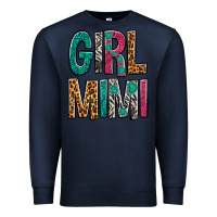Navy girl mimi Premium Sweatshirt - NancyCooperArtShop