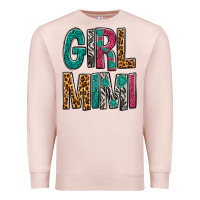 Pale Pink girl mimi Premium Sweatshirt - NancyCooperArtShop