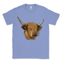 Colony Blue highland cow Classic Tee - RanaPortraitStore