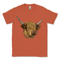 Copper highland cow Classic Tee - RanaPortraitStore