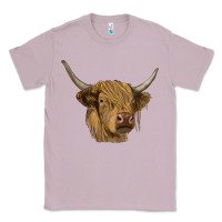 Lilac highland cow Classic Tee - RanaPortraitStore
