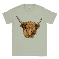 Matcha highland cow Classic Tee - RanaPortraitStore
