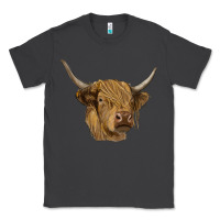 Smoke highland cow Classic Tee - RanaPortraitStore