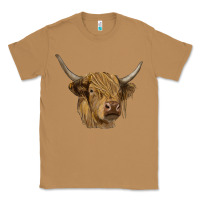 Toasted Coconut highland cow Classic Tee - RanaPortraitStore