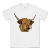 White highland cow Classic Tee - RanaPortraitStore
