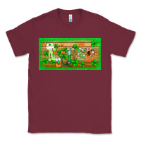 Burgundy st.patricks nurse license plate template Classic Tee - BarkalooDesign