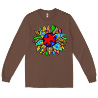 Chestnut autism sunflower Long Sleeve Tee - Zillion Design Studio