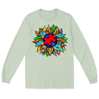 Matcha autism sunflower Long Sleeve Tee - Zillion Design Studio