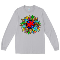 Autism Sunflower Long Sleeve Tee | Teevron