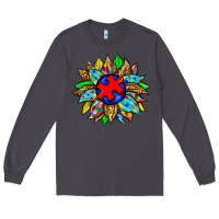 Smoke autism sunflower Long Sleeve Tee - Zillion Design Studio