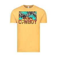 Vintage Mustard hey there cowboy Vintage Tee - texasbilliewilder