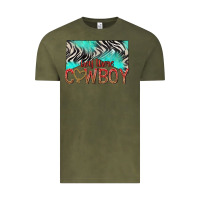 Vintage Olive hey there cowboy Vintage Tee - texasbilliewilder