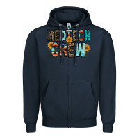 Navy medtech crew Zipper Hoodie - RacoonDesign