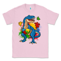 Bubblegum Pink autism trex Classic Tee - Zillion Design Studio