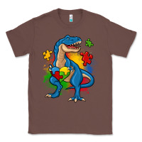 Chestnut autism trex Classic Tee - Zillion Design Studio