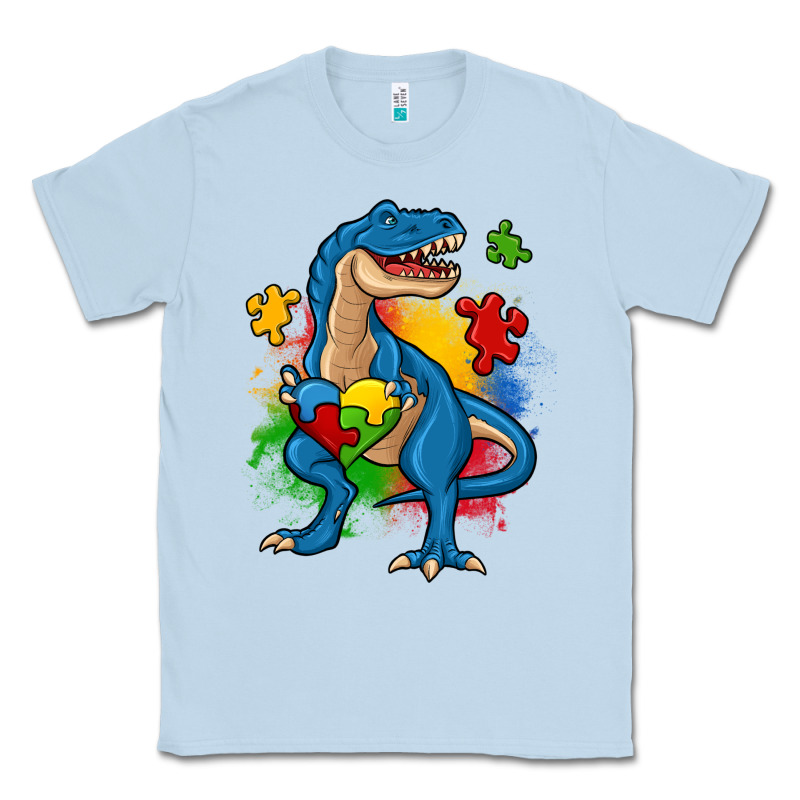 Autism Trex Classic Tee by Zillion Design Studio | Teevron