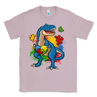 Lilac autism trex Classic Tee - Zillion Design Studio