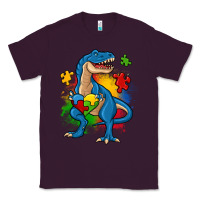 Plum autism trex Classic Tee - Zillion Design Studio