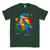 Sports Green autism trex Classic Tee - Zillion Design Studio
