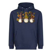 Navy coffee gnomes Heavyweight Hoodie - Artiststas