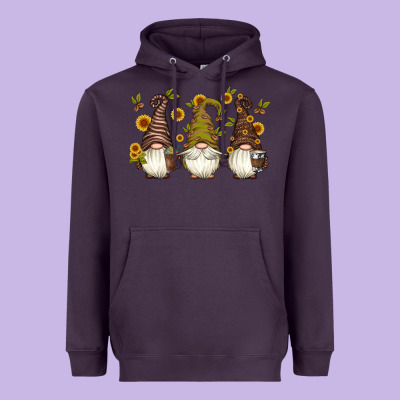 Coffee Gnomes Heavyweight Hoodie Designed By Artiststas