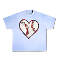 Grape Ice baseball heart Urban Heavy Tee - texasbilliewilder