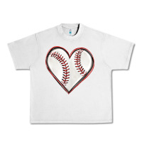 Lunar Rock baseball heart Urban Heavy Tee - texasbilliewilder