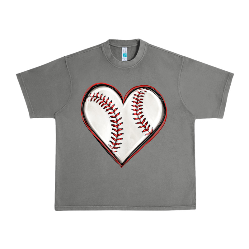 Baseball Heart Urban Heavy Tee by texasbilliewilder | Teevron
