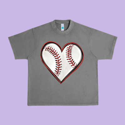Urban Heavy Tee baseball heart