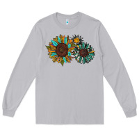 Moon Dust western sunflowers Long Sleeve Tee - RanaPortraitStore