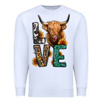 White love long haired cow Premium Sweatshirt - Jasminsmagicworld