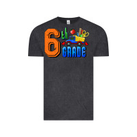 Vintage Black Sixth Grade Vintage Tee - RanaPortraitStore