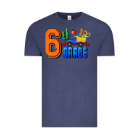 Vintage Denim Sixth Grade Vintage Tee - RanaPortraitStore