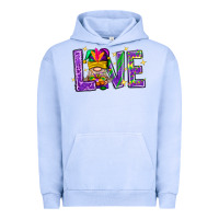 Pigment Grape Ice Mardi Gras Love With Gnome Urban Hoodie - BundleAndBundleShop