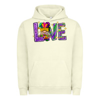 Pigment Pistachio Mardi Gras Love With Gnome Urban Hoodie - BundleAndBundleShop