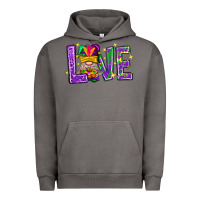 Pigment Tornado Mardi Gras Love With Gnome Urban Hoodie - BundleAndBundleShop
