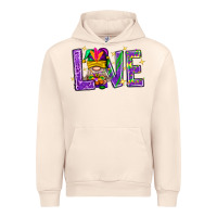 Sandshell Mardi Gras Love With Gnome Urban Hoodie - BundleAndBundleShop