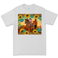 Dove Grey cowgirl Premium Tee - Artiststas