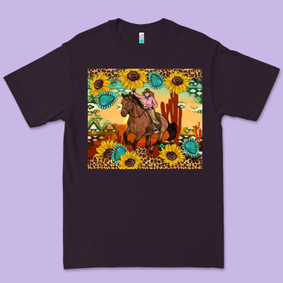 Cowgirl Premium Tee Designed By Artiststas
