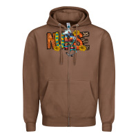 Chestnut nurse western Zipper Hoodie - RacoonDesign