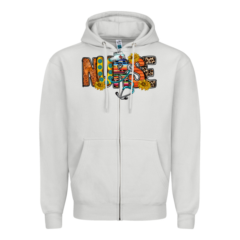 Nurse Western Zipper Hoodie by RacoonDesign | Teevron