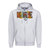Heather Grey nurse western Zipper Hoodie - RacoonDesign