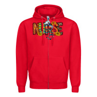 Red nurse western Zipper Hoodie - RacoonDesign